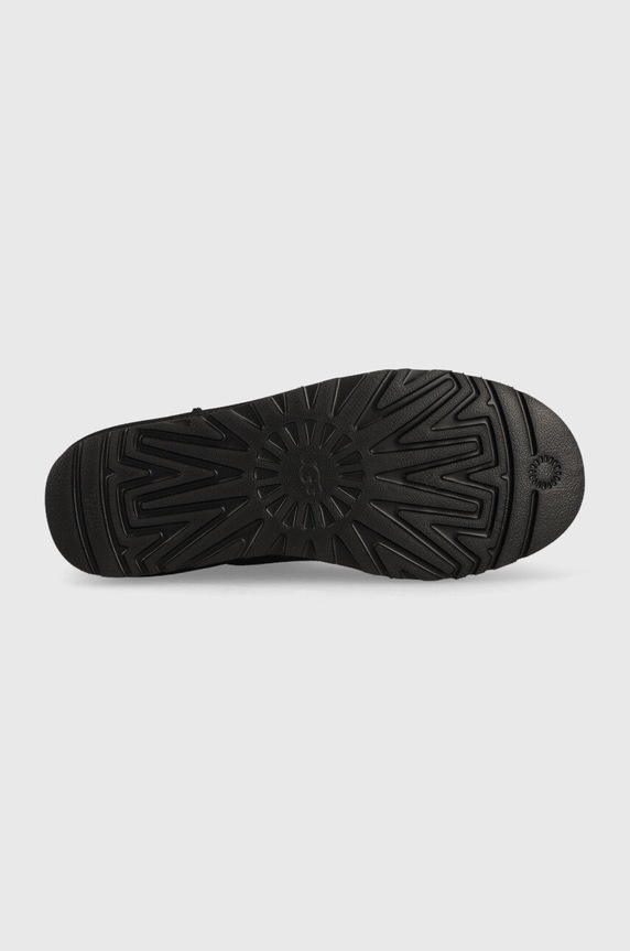 UGG Cipele za snijeg od brušene kože Classic Ultra Mini M 1137391.BLK crna