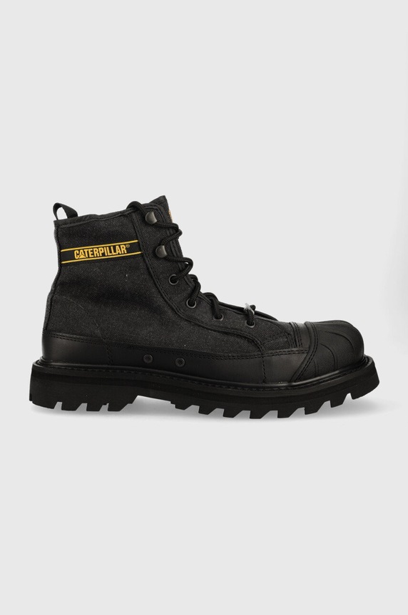 CAT Footwear buty Omaha x Nigel Cabourn tekstylny czarny P110961