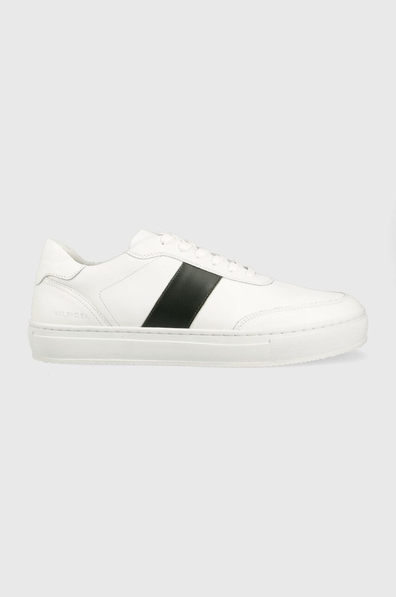 Tommy Hilfiger sneakersy skórzane biały FM0FM042840K5