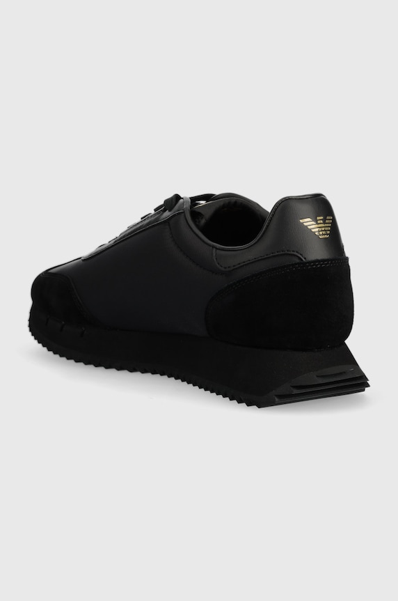 Boty Kožené tenisky EA7 Emporio Armani Vintage X8X101.XK257.M701 černá