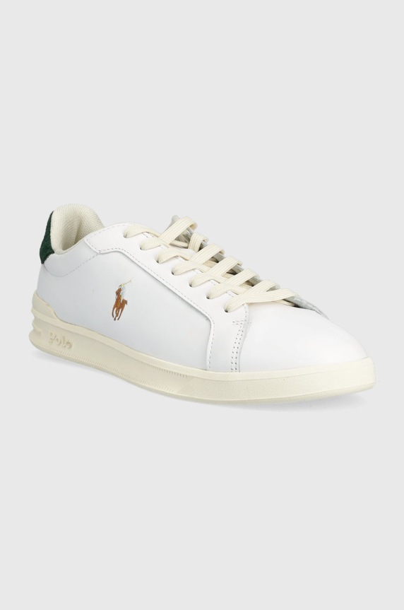 Polo Ralph Lauren sneakersy skórzane Hrt Ct II 809877598002.999 biały AW22