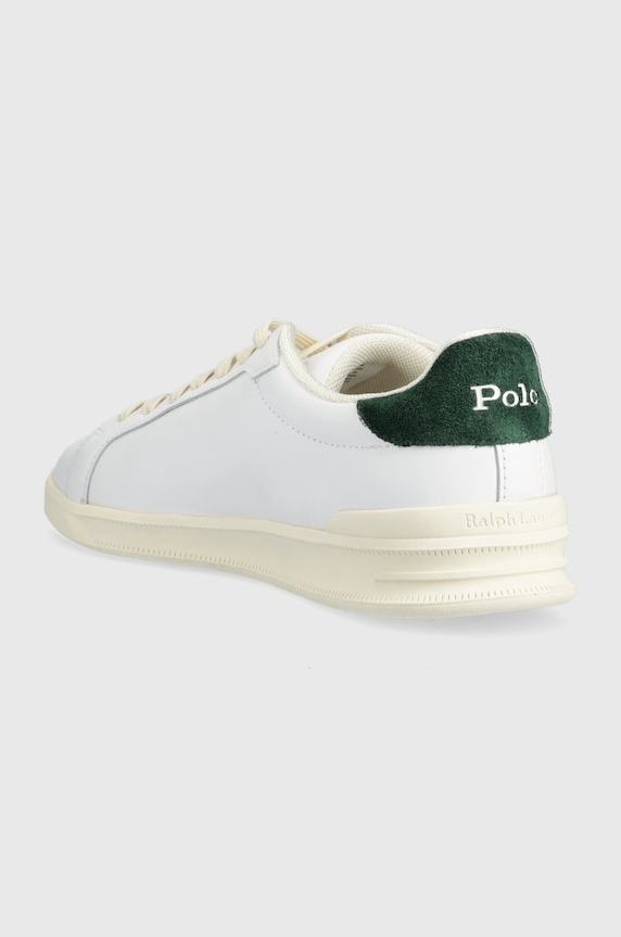 Obuwie Polo Ralph Lauren sneakersy skórzane Hrt Ct II 809877598002.999 biały