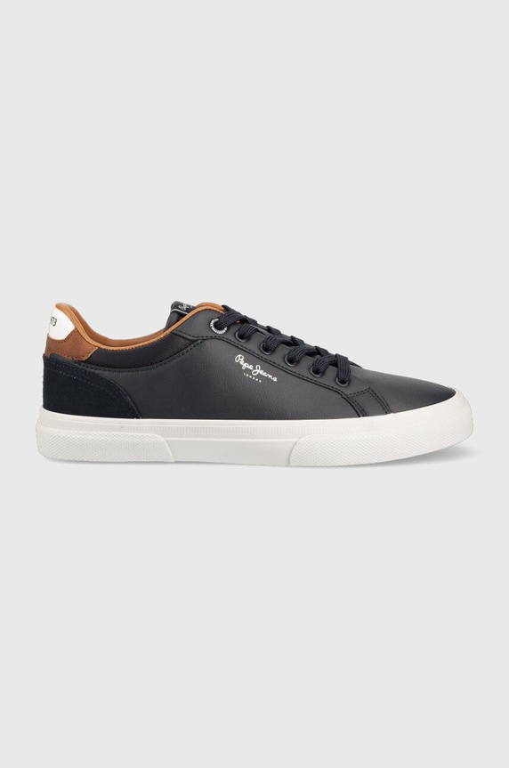 Pepe Jeans sportcipő KENTON COURT nappa bőr sötétkék PMS30839.999