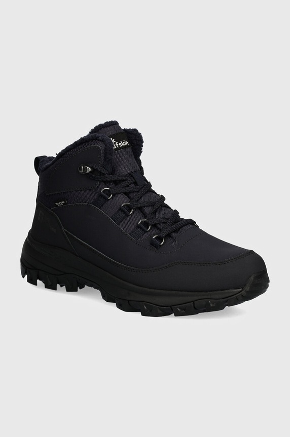 Ботинки Jack Wolfskin Everquest Texapore Mid с утеплением тёмно-синий 4053611