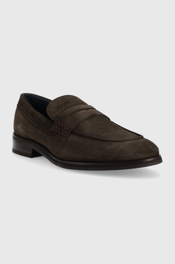 Joop! mokasyny zamszowe Velluto 4140004934.702 brązowy AW22