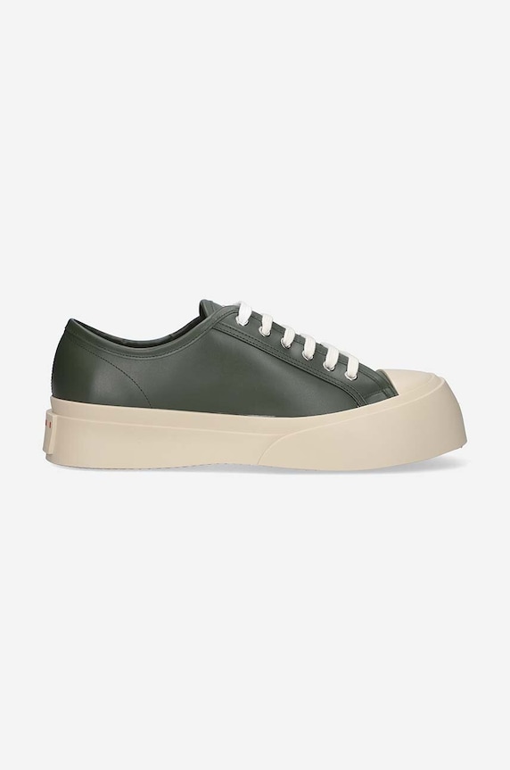 Marni leather sneakers Pablo low green SNZU002002.P2722.00V88