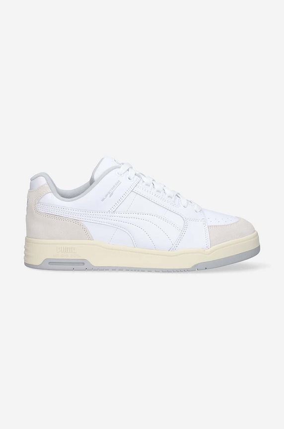 Kožené tenisky Puma Slipstream Lo Retro usňová koža biela 384692.01