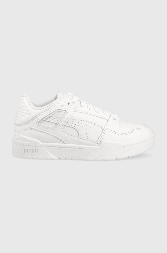 Sneakers Puma Slipstream απομίμηση λείου δέρματος λευκό 387544