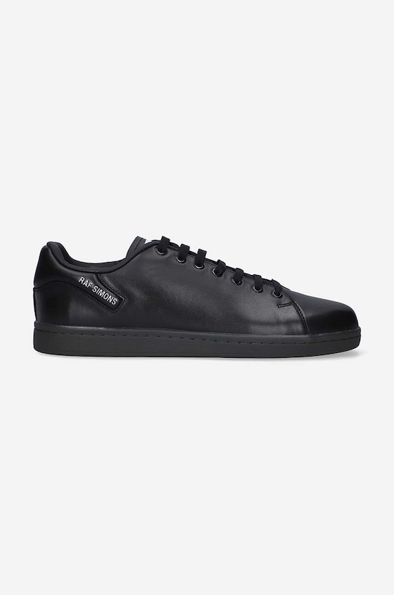 Kožené tenisky Raf Simons Orion HR760003L 2017 plochá čierna HR760003L.2017