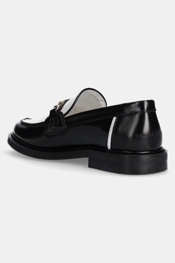 Încălțăminte Filling Pieces mocasini de piele Loafer Polido 44233192024 negru