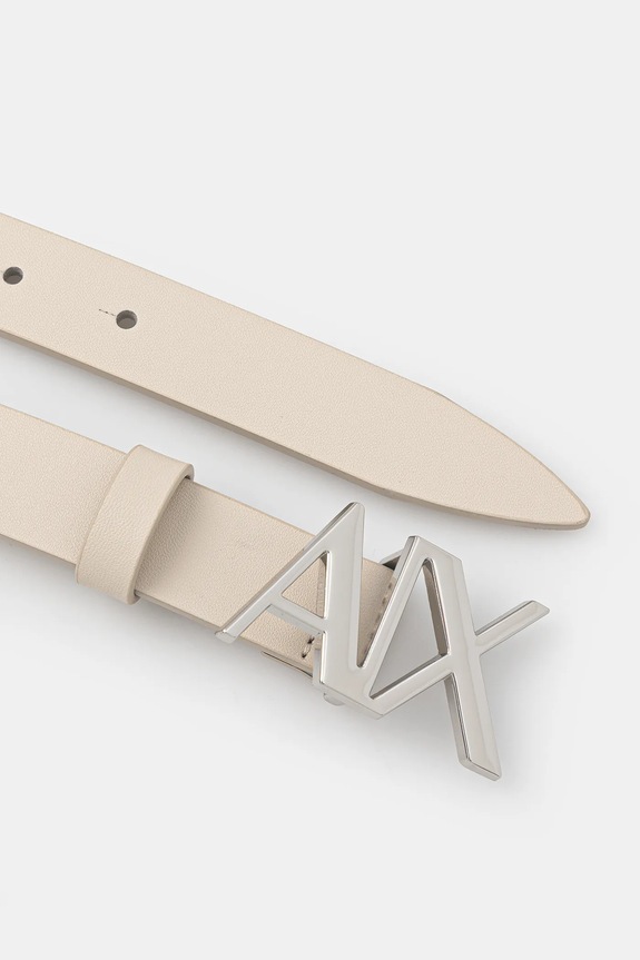 Armani Exchange opasok dámsky kožený 941125.CC719 béžová SS26