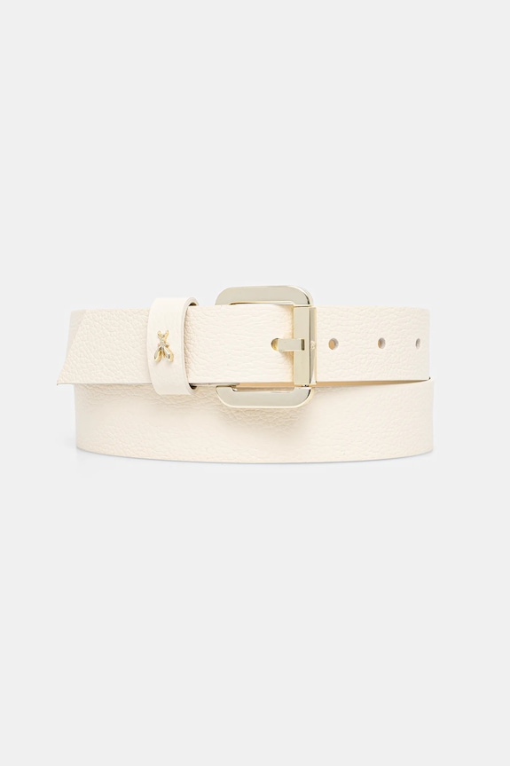 Patrizia Pepe curea de damă din piele bej CW8684.L001