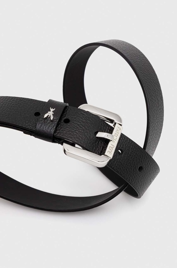 Patrizia Pepe curea de damă de piele CW8684.L001 negru AA00