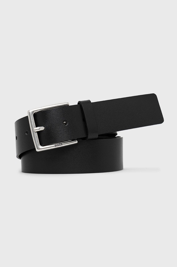 BOSS cintura in pelle nero 50475296