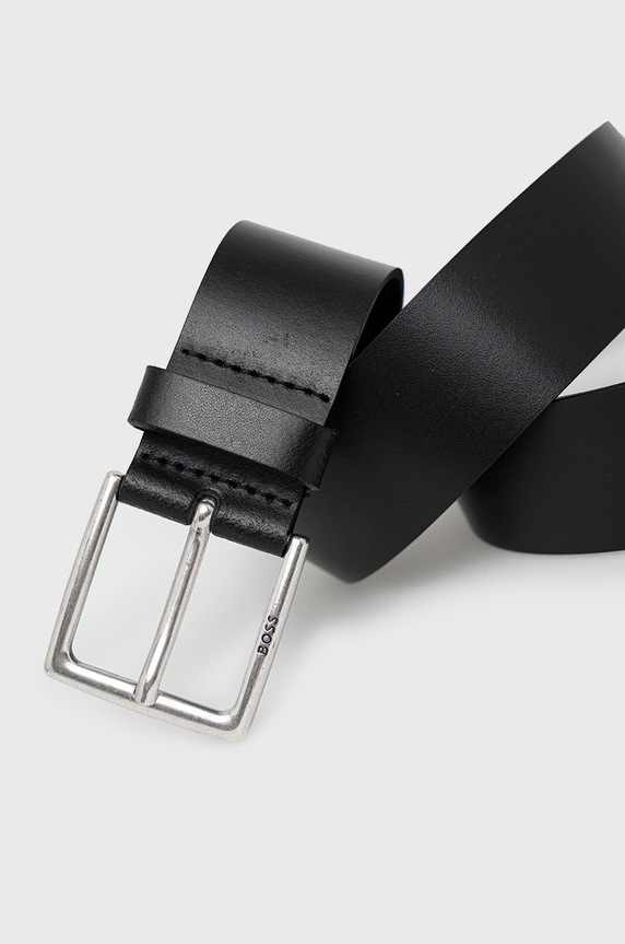 BOSS cintura in pelle 50475296 nero AA00