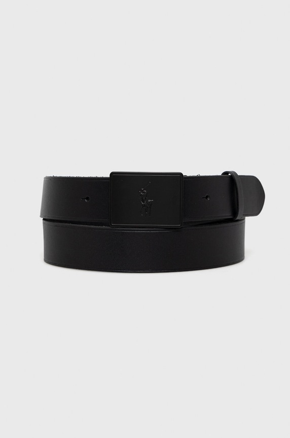 Kožni remen Polo Ralph Lauren crna 405691693005