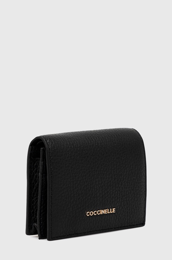 Kožená peňaženka Coccinelle E2.MW5.17.21.01 čierna AW25