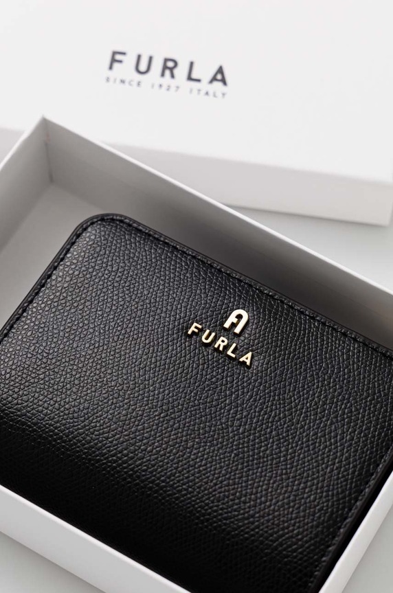 Furla portfel skórzany czarny WP00315.ARE000.ARES
