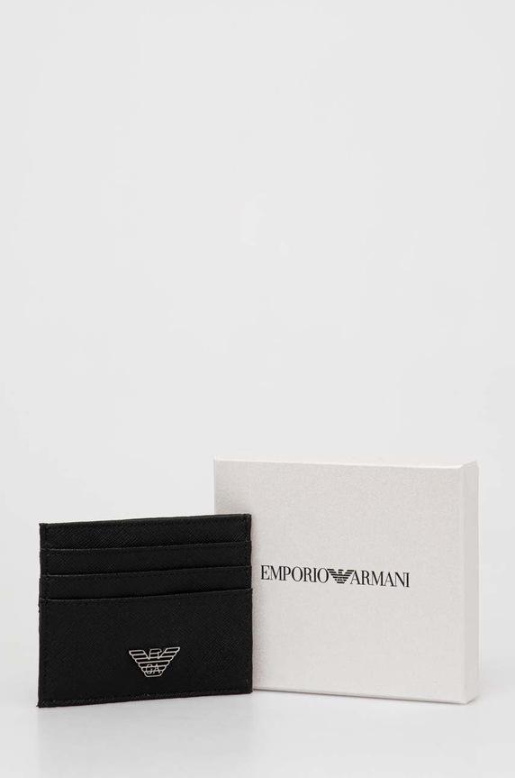 Emporio Armani kártyatartó fekete Y4R173.Y138E