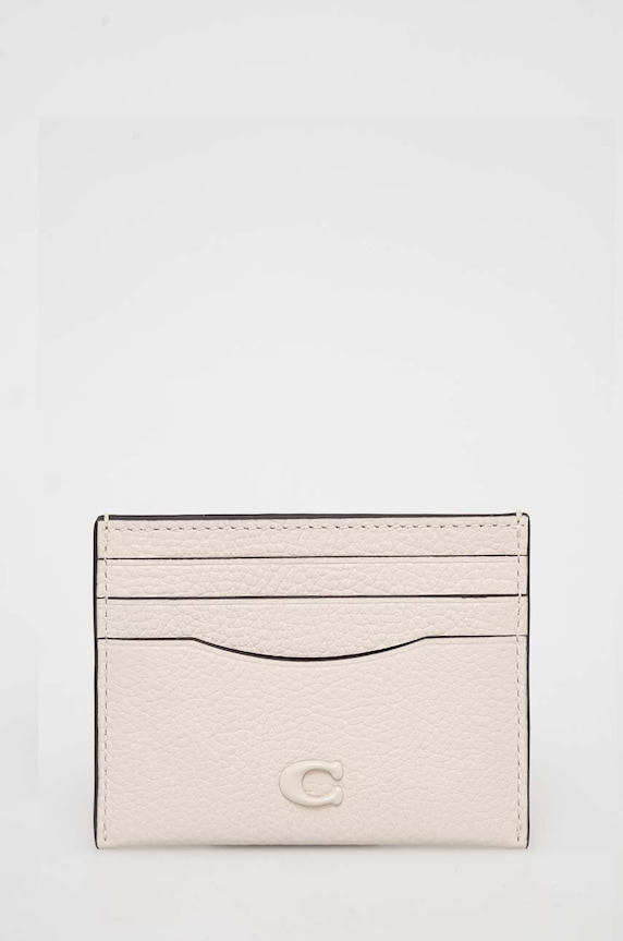 Coach carcasa din piele piele bej CC129