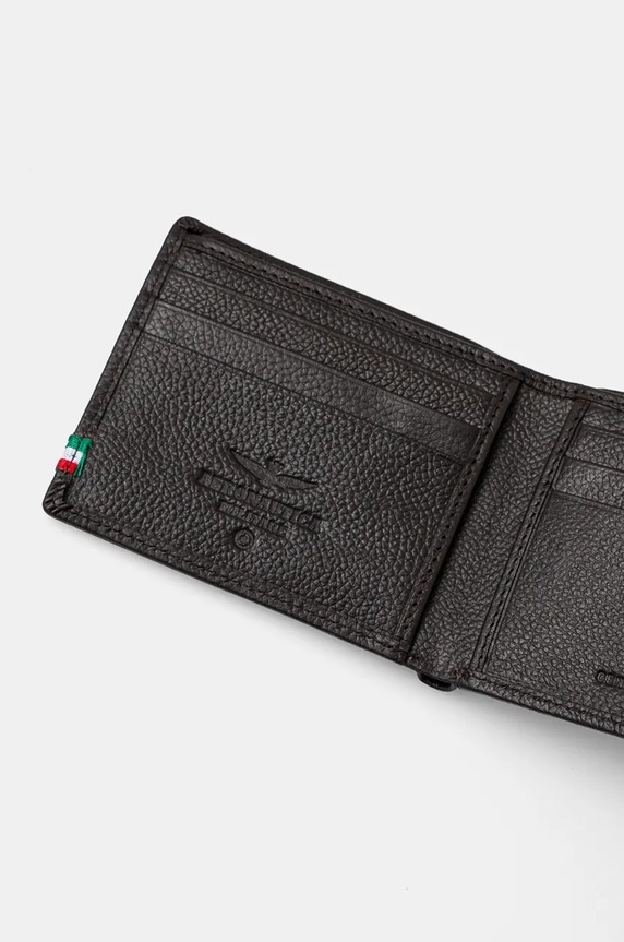 Кожен портфейл Aeronautica Militare AM100 кафяв AA00