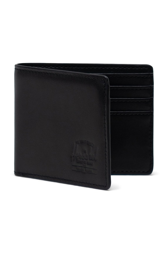 Herschel portfel skórzany 11151.00001.OS czarny AW22