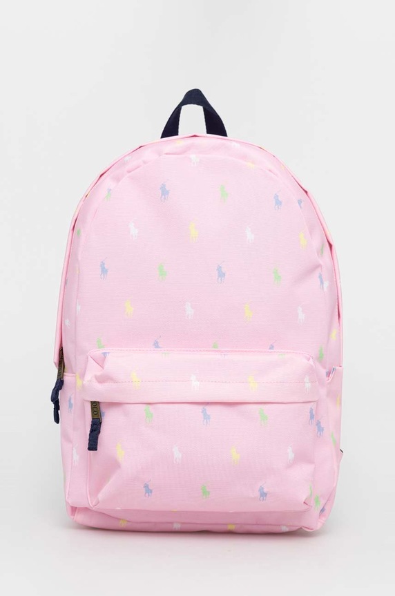 Batoh Polo Ralph Lauren vzorovaný růžová 9AR048