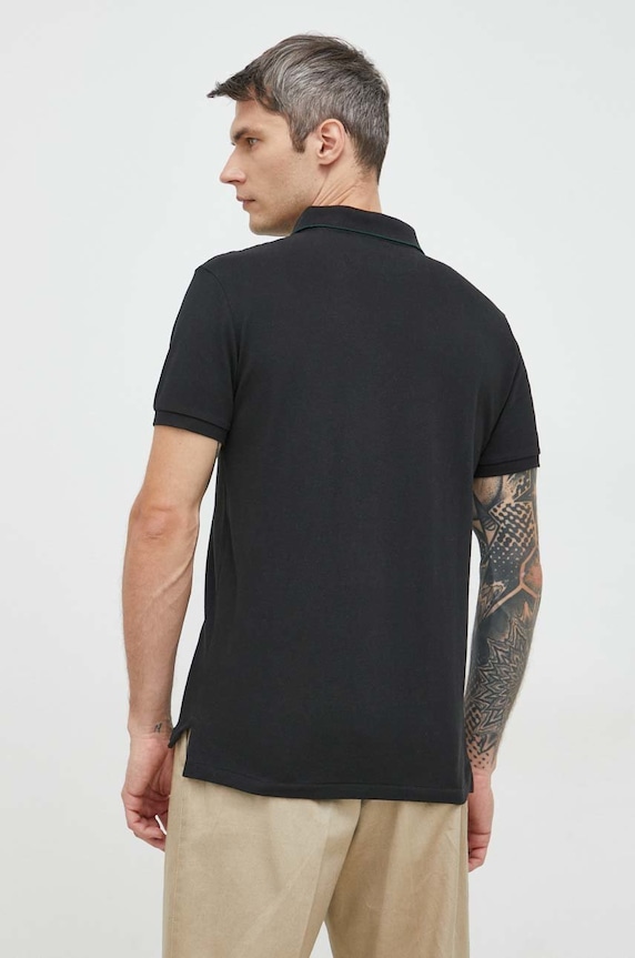 Odzież Polo Ralph Lauren polo bawełniane 710880327001 czarny