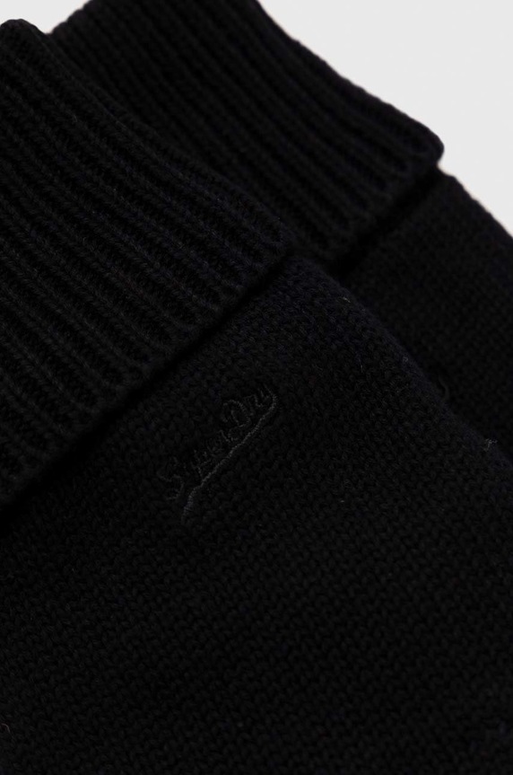 Superdry rękawiczki bawełniane M9310556A.02A czarny AW22