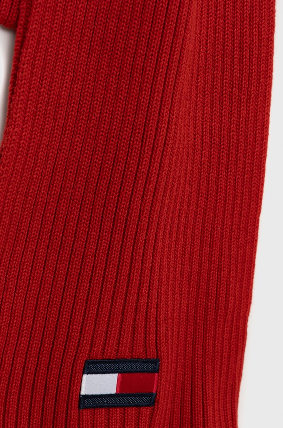 Tommy Hilfiger szalik dziecięcy AU0AU01567.9BYY czerwony AW23