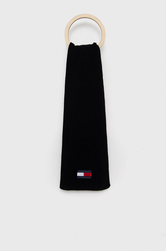 Tommy Hilfiger szalik dziecięcy pozostałe czarny AU0AU01567.9BYY