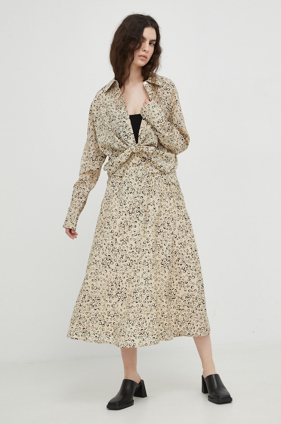 Drykorn fusta 66389.152126 bej AW22