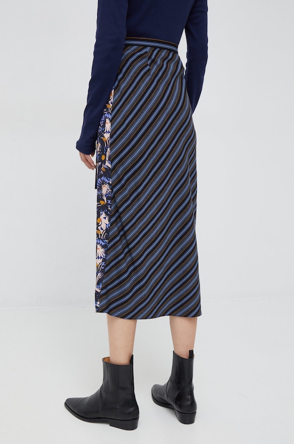 Îmbrăcăminte PS Paul Smith fusta W2R.233S.J30960 bleumarin