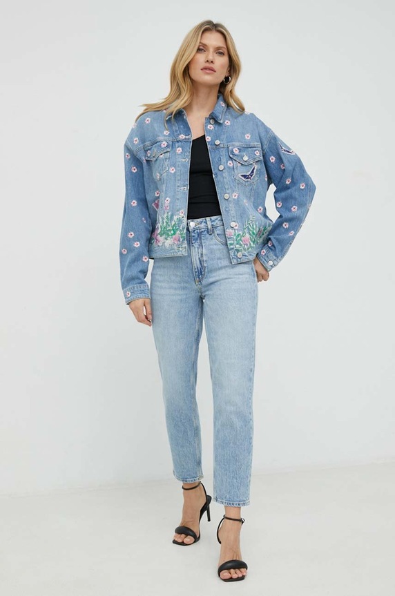 Τζιν παντελόνι Guess W2YA21.D4NH6 μπλε SS26