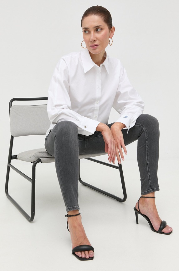 Τζιν παντελόνι Guess Planet friendly γκρί W2YA46.D4PZ2