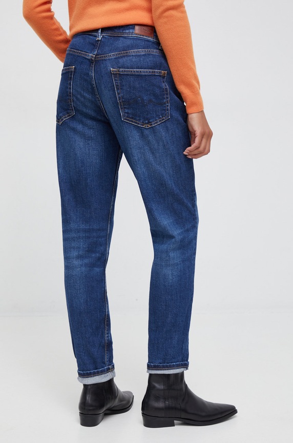 Odzież Pepe Jeans jeansy VIOLET PL204176VR6.000 granatowy