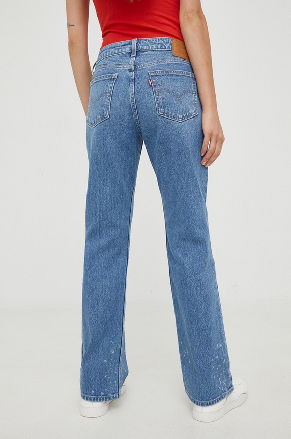 Odzież Levi's jeansy LOW PITCH BOOT A1560.0005 niebieski