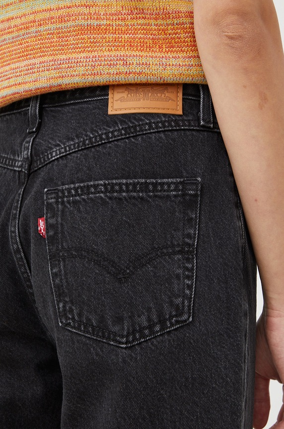 Traperice Levi's 80s Mom 80S MOM JEAN crna A3506.0006
