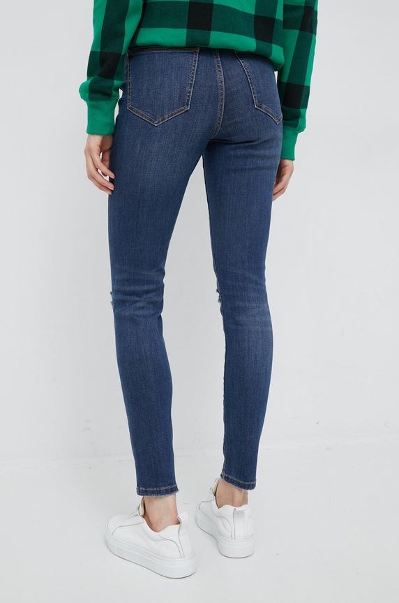 Odzież Vero Moda jeansy 10275361.DarkBlueDe granatowy