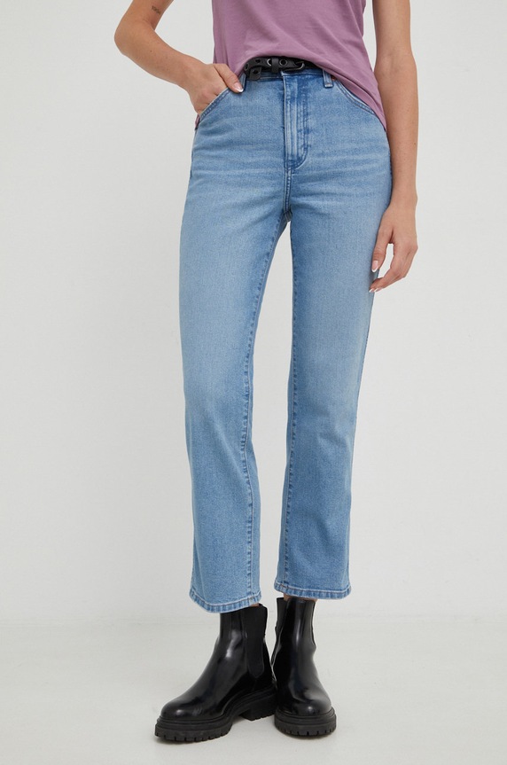 Wrangler jeansy W2H2U8Z24 fioletowy AW22