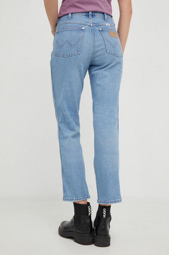 Odzież Wrangler jeansy W2H2U8Z24 fioletowy