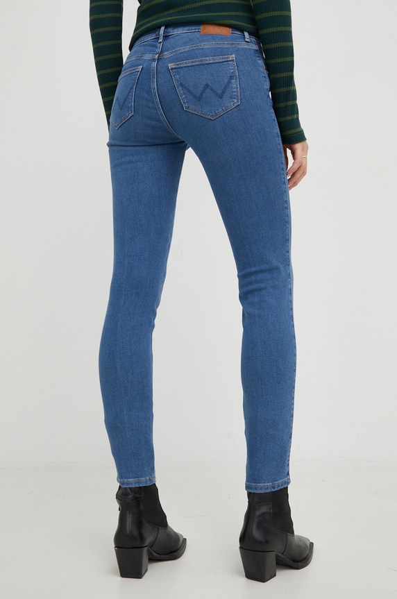 Odzież Wrangler jeansy W28KAEX11 niebieski