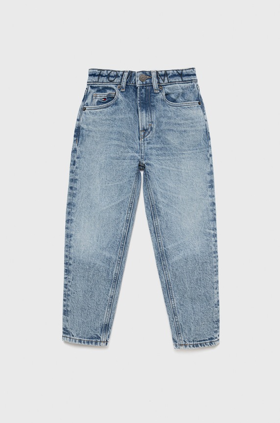 Tommy Hilfiger jeansy dziecięce z regulacją niebieski KG0KG06595.9BYY