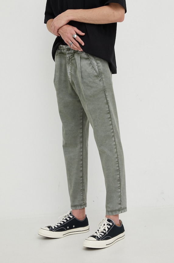 Παντελόνι Drykorn 40393.270061 πράσινο AW22