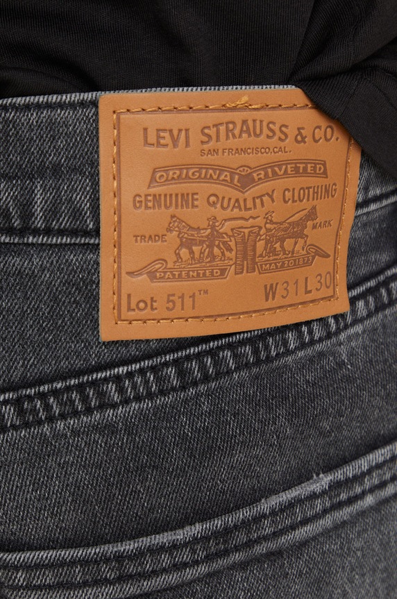 Levi's jeansy 511™ SLIM szary 04511.5474