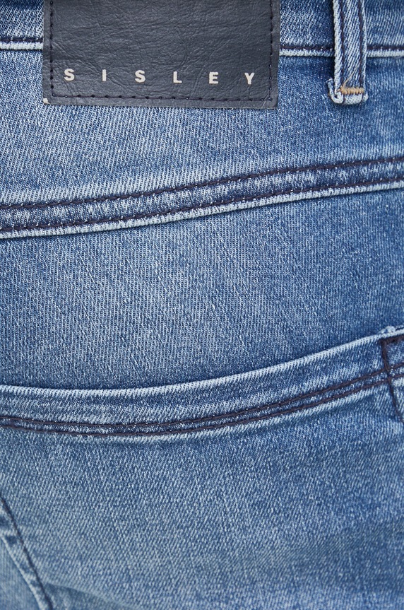 Τζιν παντελόνι Sisley μπλε 4Y7V576L9.901.