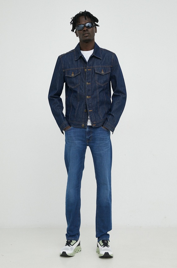 Lee jeansi Daren Zip Fly Blue Iris L707NLFF bleumarin AW22