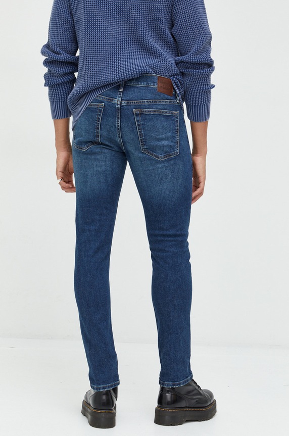 Odzież Abercrombie & Fitch jeansy KI131.2402.276 granatowy