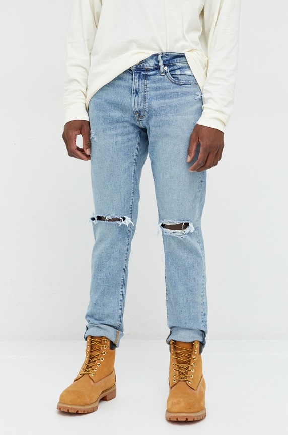 Abercrombie & Fitch jeansy KI131.2403.281 niebieski AW22