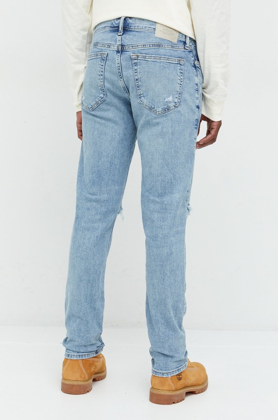 Odzież Abercrombie & Fitch jeansy KI131.2403.281 niebieski